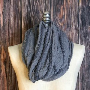 Minicci Gray infinity scarf  66”